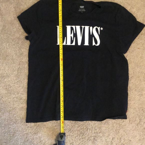 Levi's Perfect Tee Serif Logo T-Shirt Women's Size Large - Picture 12 of 12